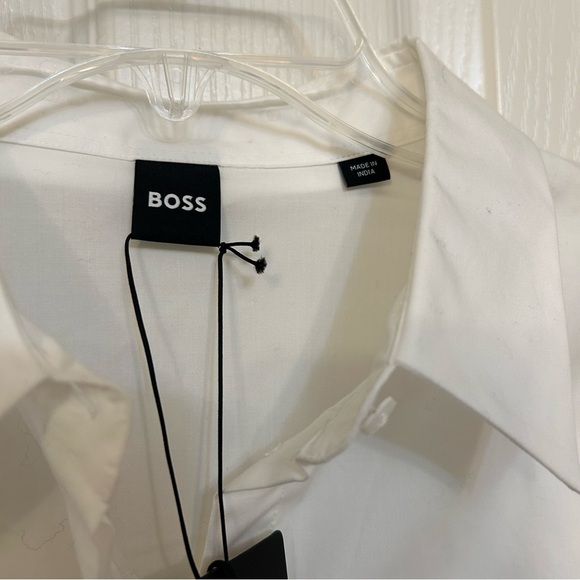 Boss Bierdie Shirt in White Size 6 - Picture 10 of 10